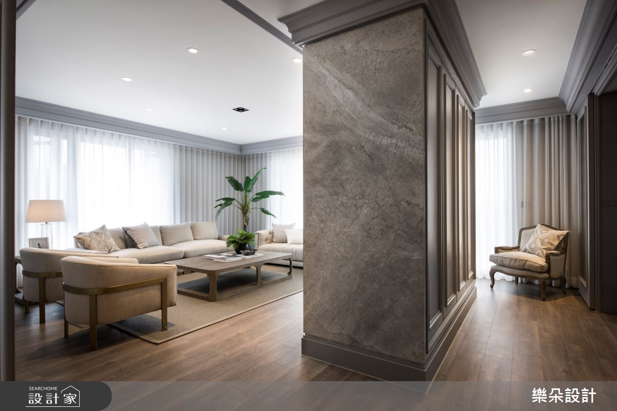 95坪新成屋(5年以下)＿新古典客廳案例圖片＿樂朵室內設計＿樂朵_01之1