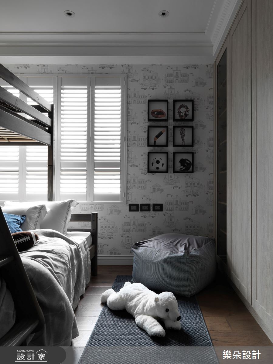 77坪新成屋(5年以下)＿新古典兒童房兒童房案例圖片＿樂朵室內設計＿樂朵_02之10