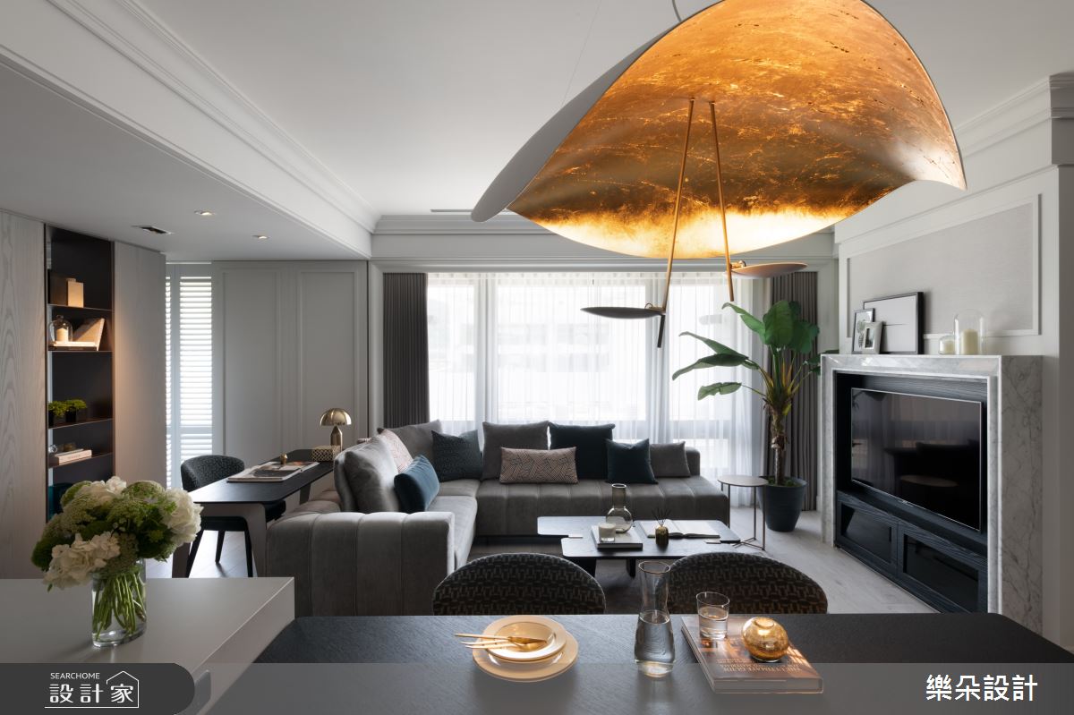 52坪中古屋(5~15年)＿新古典客廳案例圖片＿樂朵室內設計＿樂朵_04之4