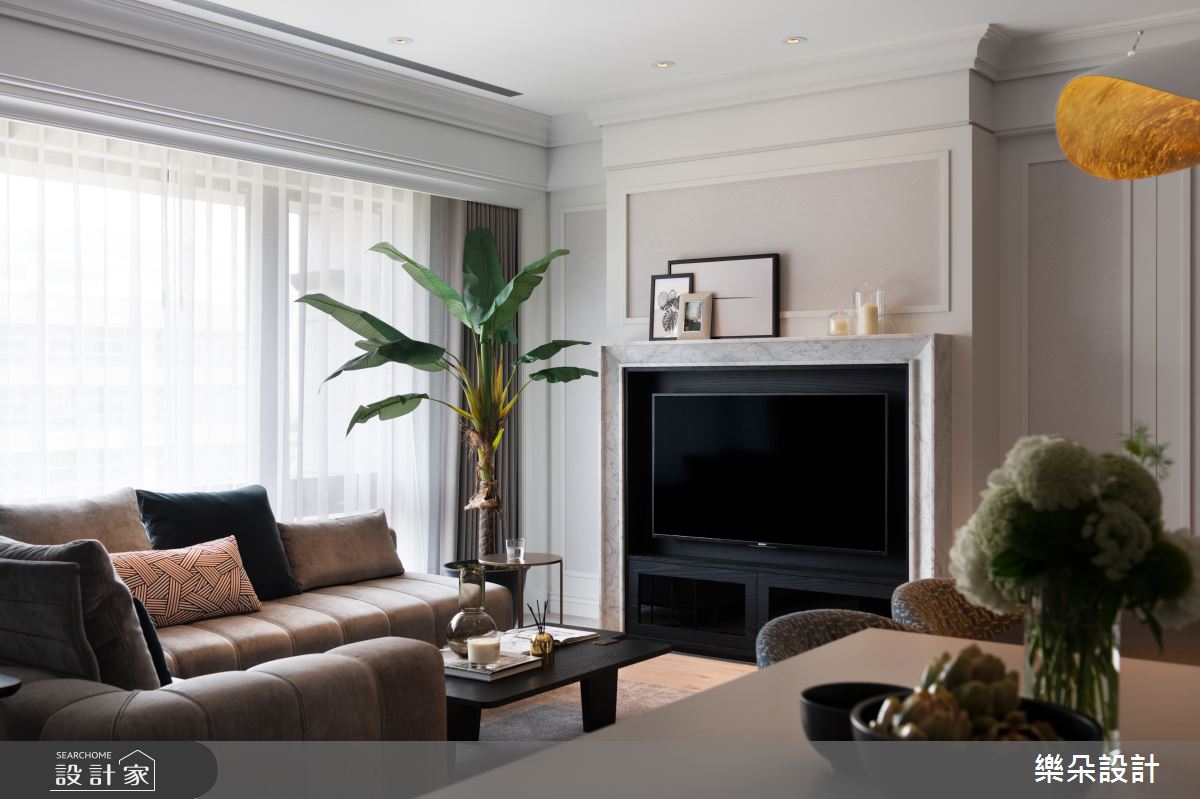 52坪中古屋(5~15年)＿新古典客廳案例圖片＿樂朵室內設計＿樂朵_04之5