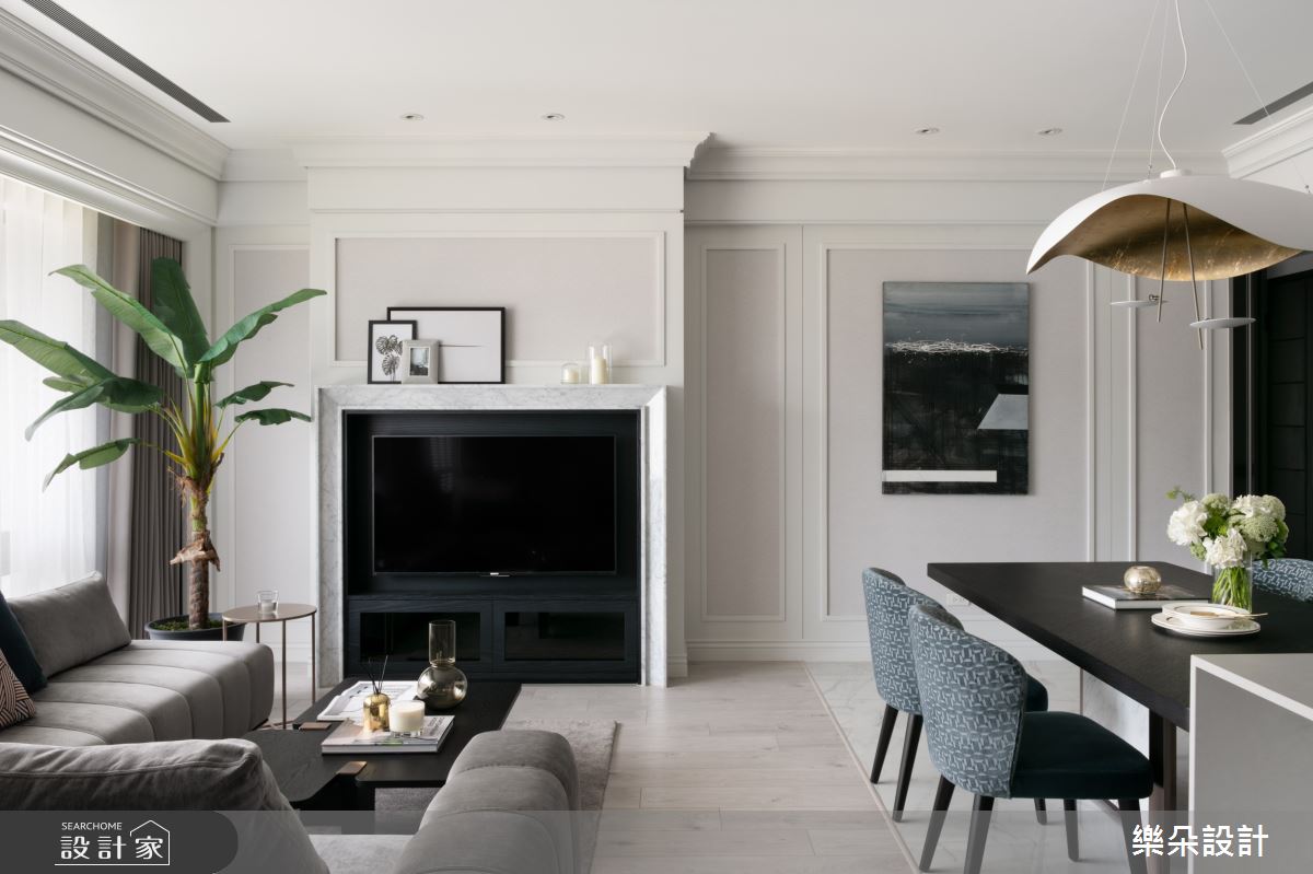 52坪中古屋(5~15年)＿新古典客廳案例圖片＿樂朵室內設計＿樂朵_04之7