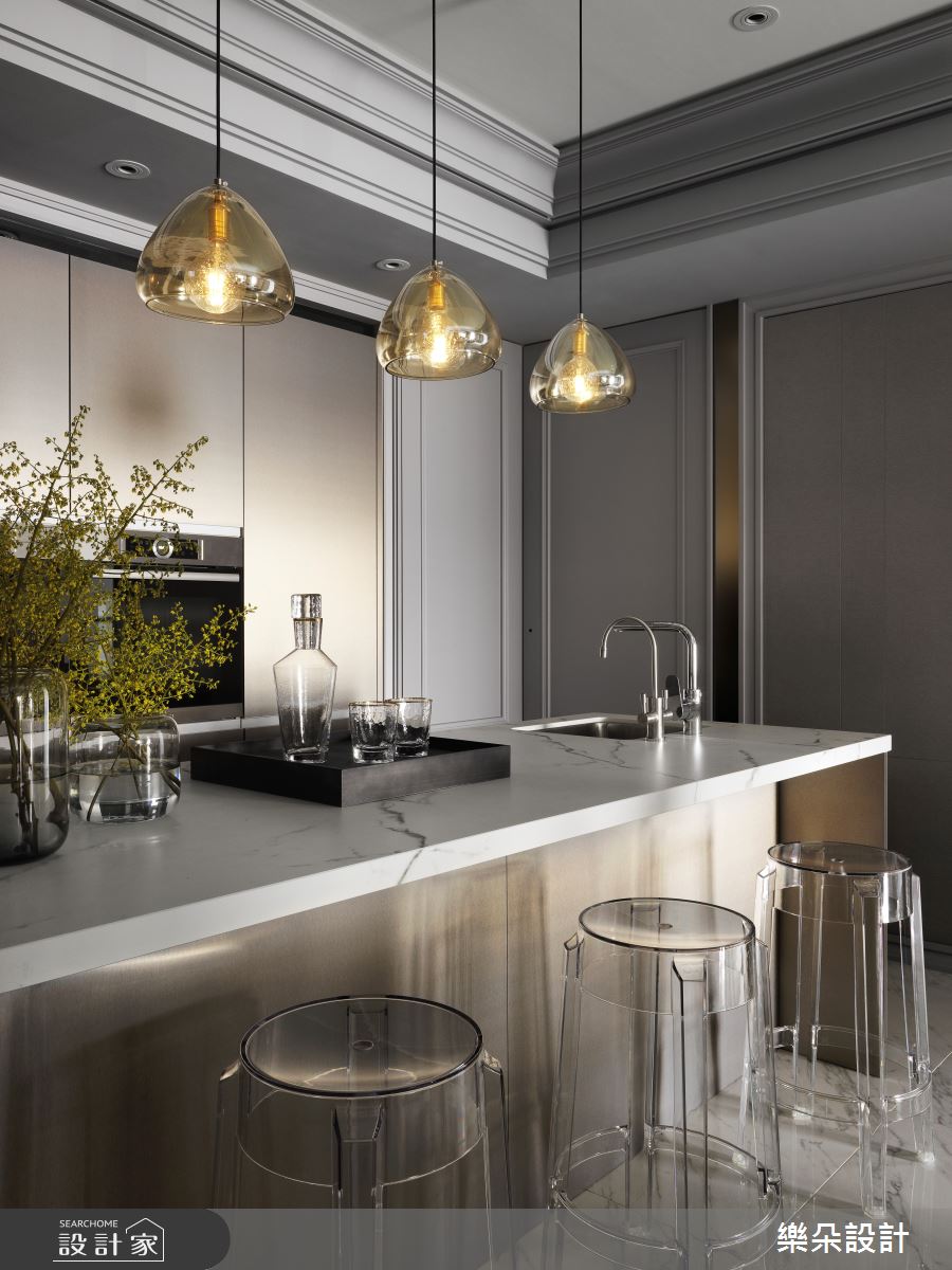 92坪新成屋(5年以下)＿新古典廚房吧檯中島案例圖片＿樂朵室內設計＿樂朵_07之5