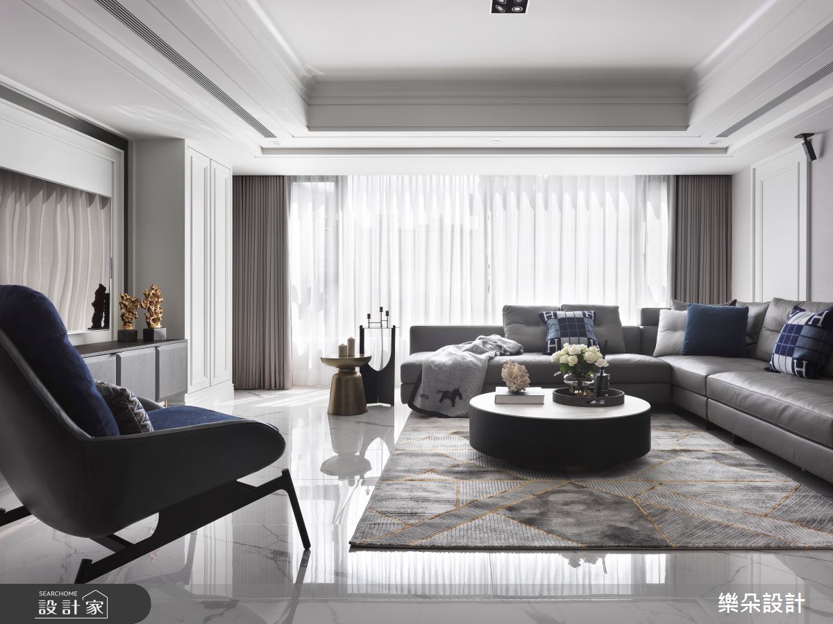 45坪老屋(16~30年)＿新古典客廳案例圖片＿樂朵室內設計＿樂朵_11之5