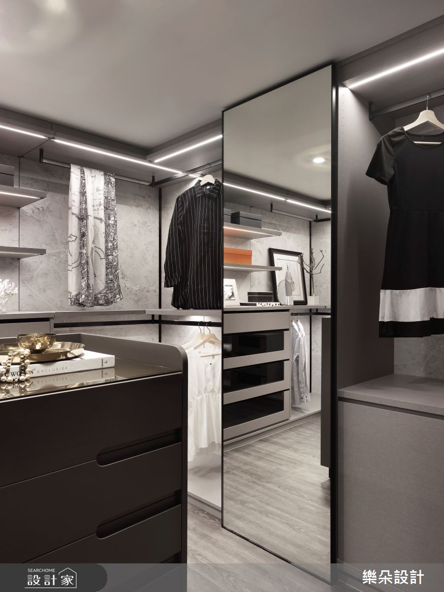 45坪老屋(16~30年)＿新古典更衣間案例圖片＿樂朵室內設計＿樂朵_11之24