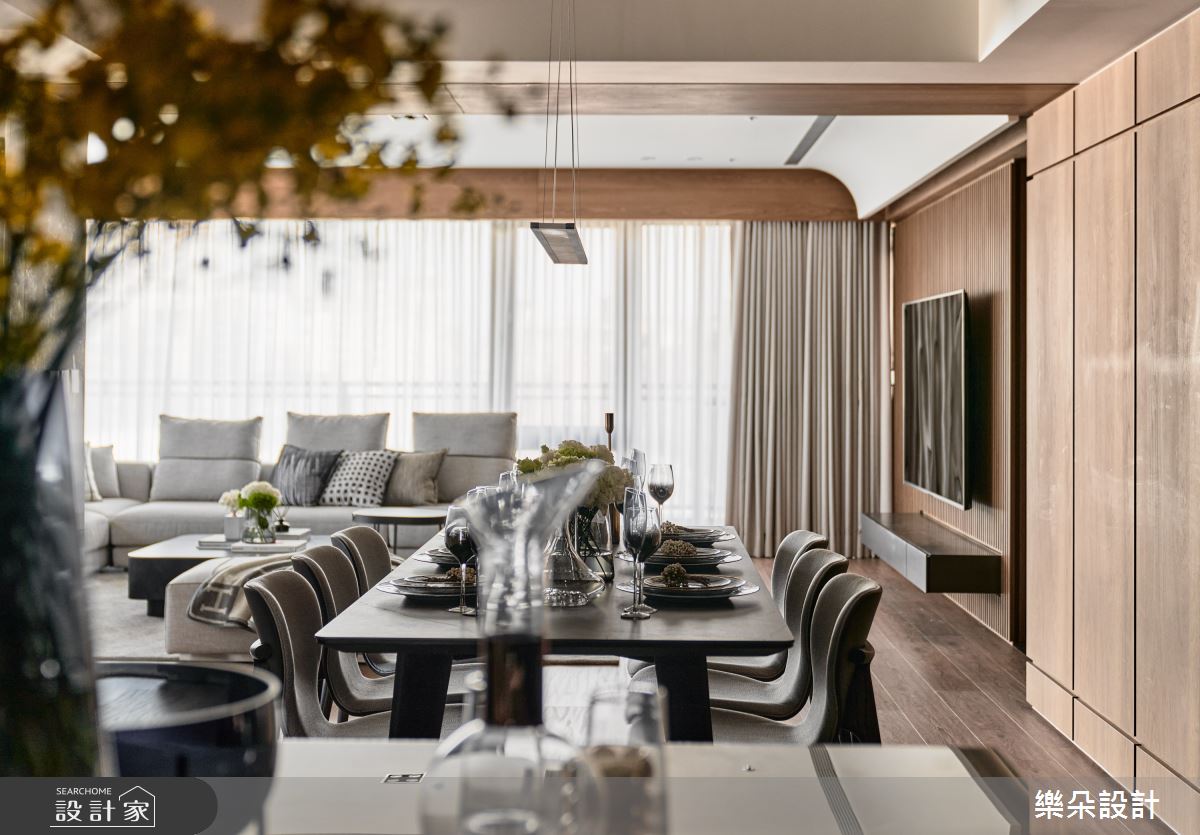 92坪中古屋(5~15年)＿現代風客廳餐廳案例圖片＿樂朵室內設計＿樂朵_13之6