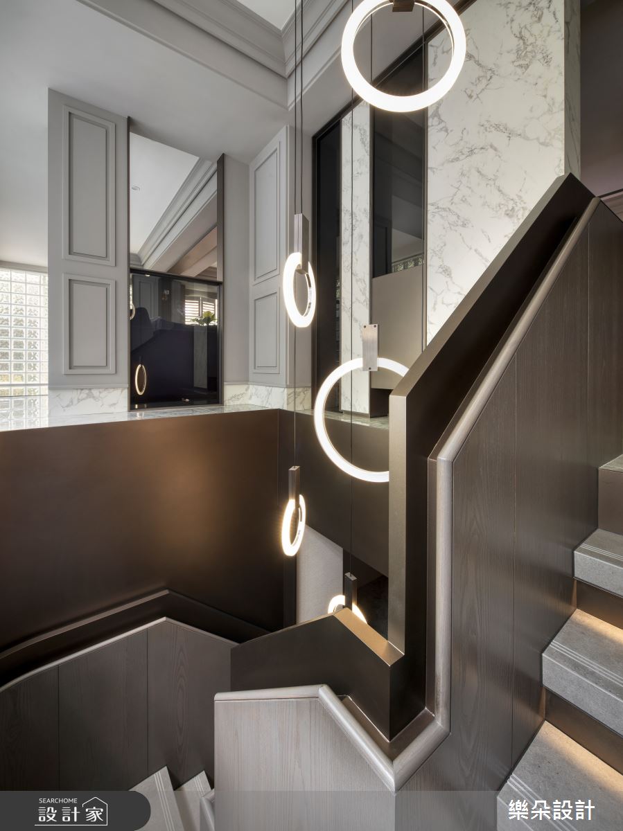 80坪老屋(16~30年)＿新古典樓梯案例圖片＿樂朵室內設計＿樂朵_14之14