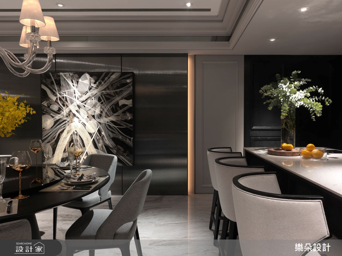 51坪毛胚屋＿新古典餐廳吧檯中島案例圖片＿樂朵室內設計＿樂朵_17之11