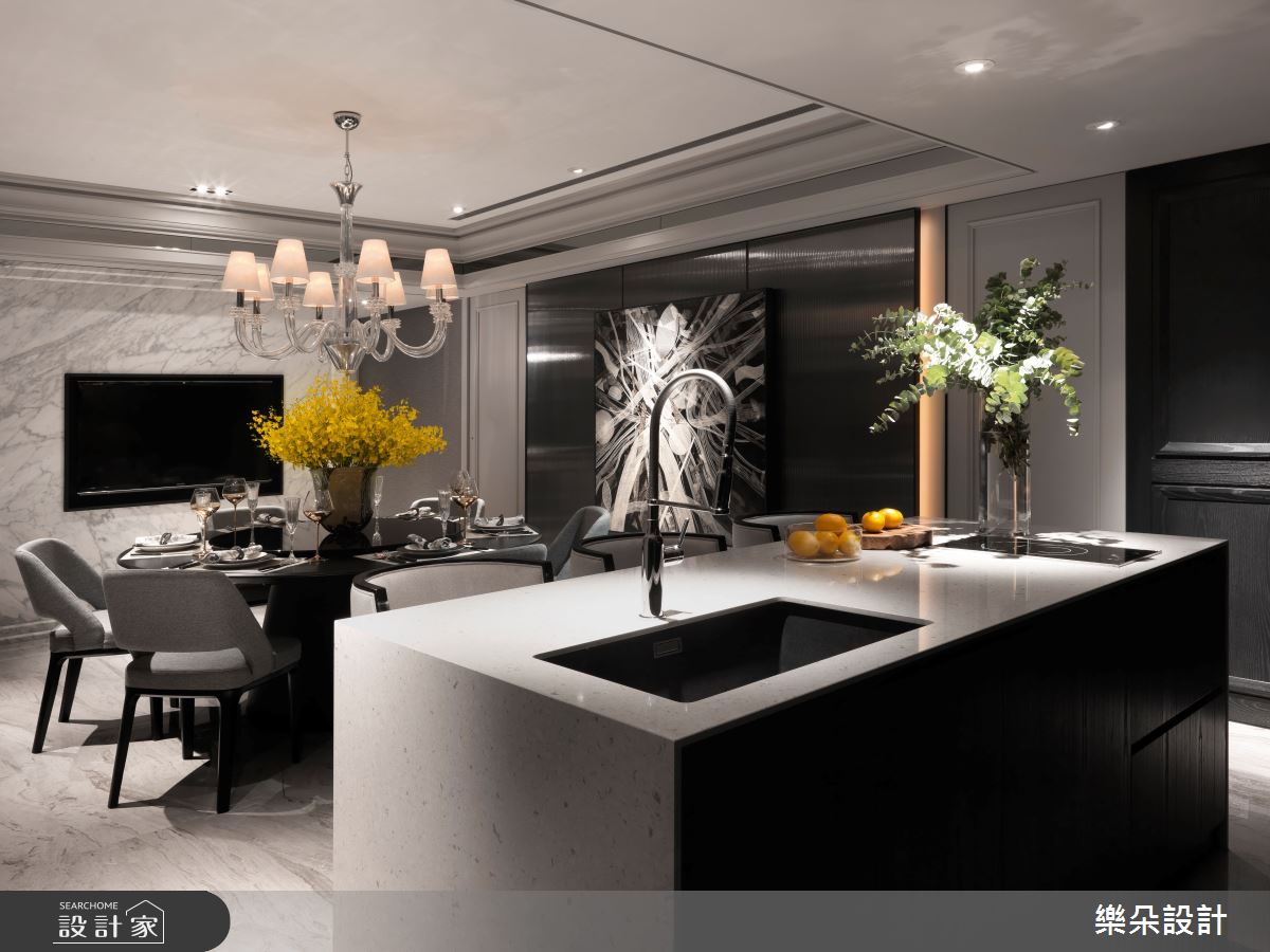 51坪毛胚屋＿新古典餐廳吧檯中島案例圖片＿樂朵室內設計＿樂朵_17之12