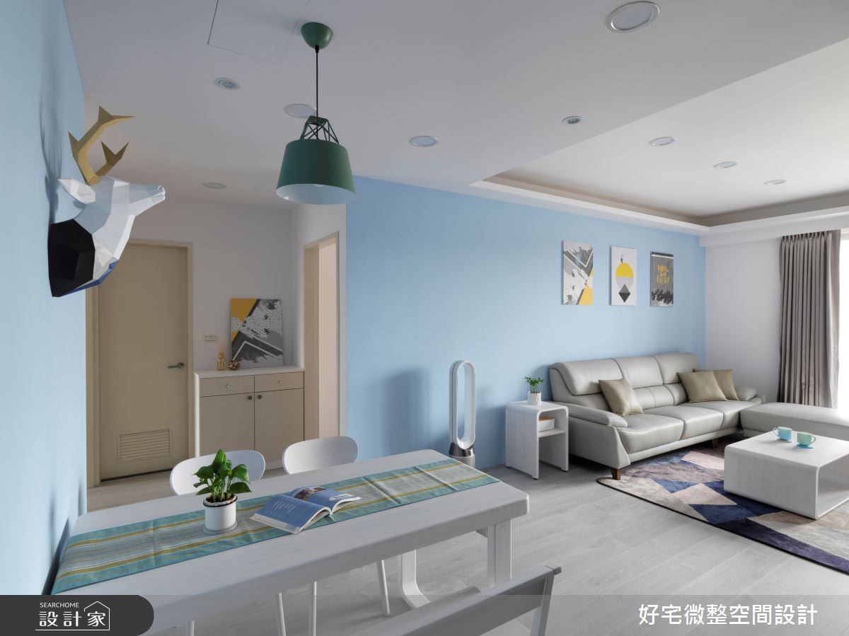 25坪新成屋(5年以下)＿北歐風客廳餐廳案例圖片＿好宅微整空間設計＿好宅_26之11