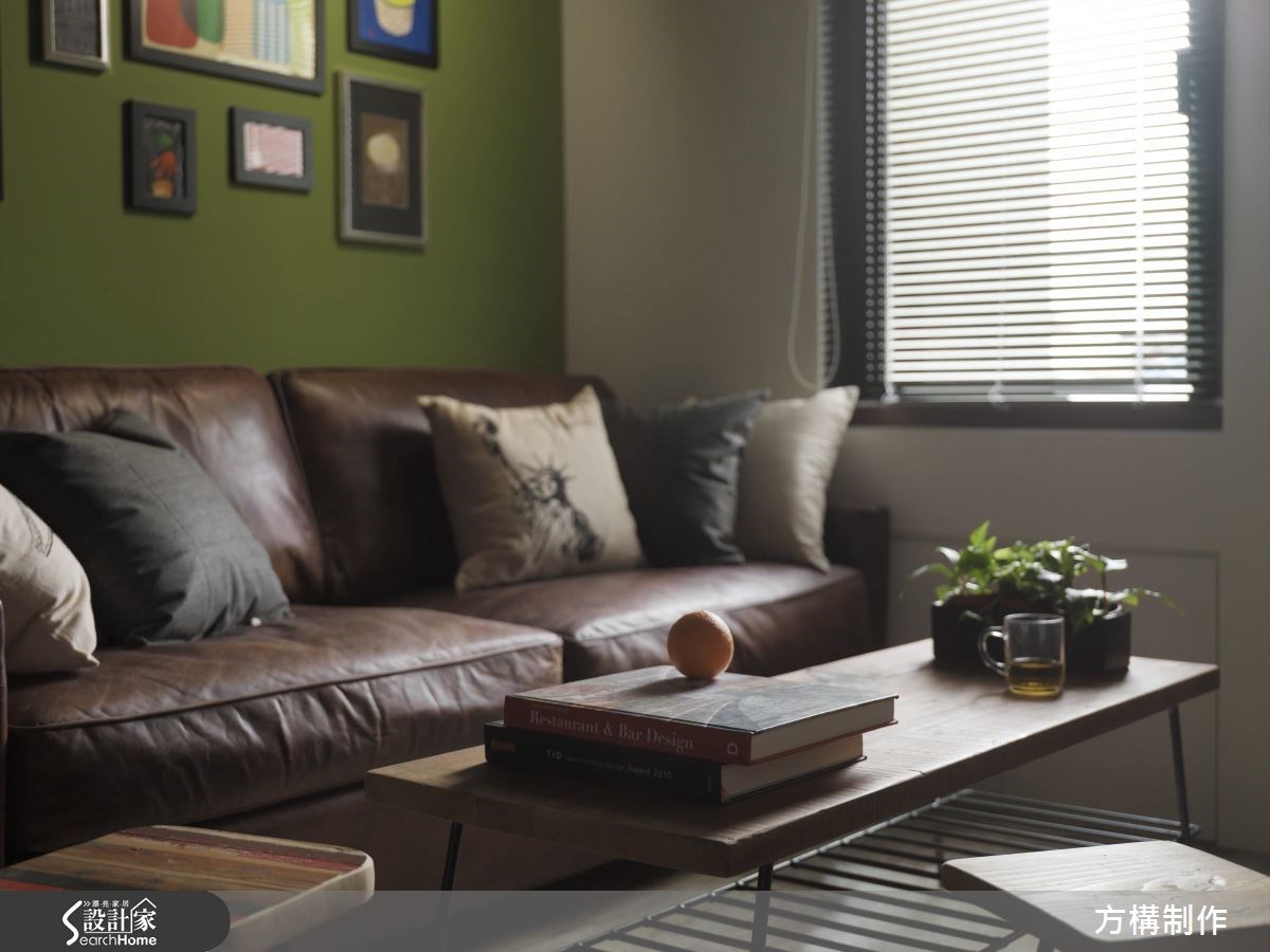 7坪新成屋(5年以下)＿工業風客廳案例圖片＿方構制作空間設計＿方構_03之6