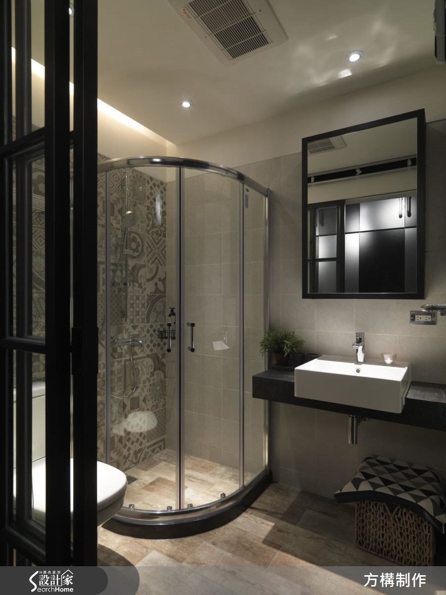 7坪新成屋(5年以下)＿工業風浴室案例圖片＿方構制作空間設計＿方構_03之13