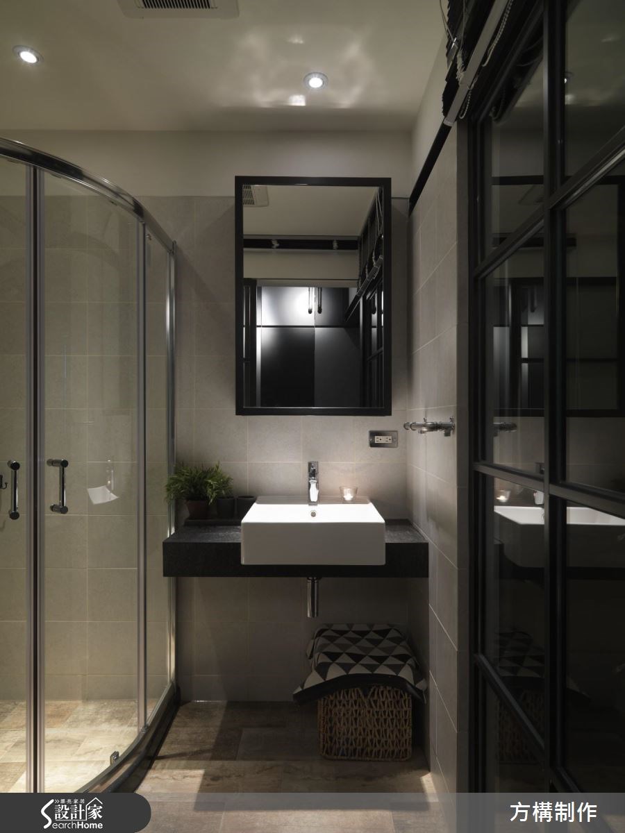 7坪新成屋(5年以下)＿工業風浴室案例圖片＿方構制作空間設計＿方構_03之14