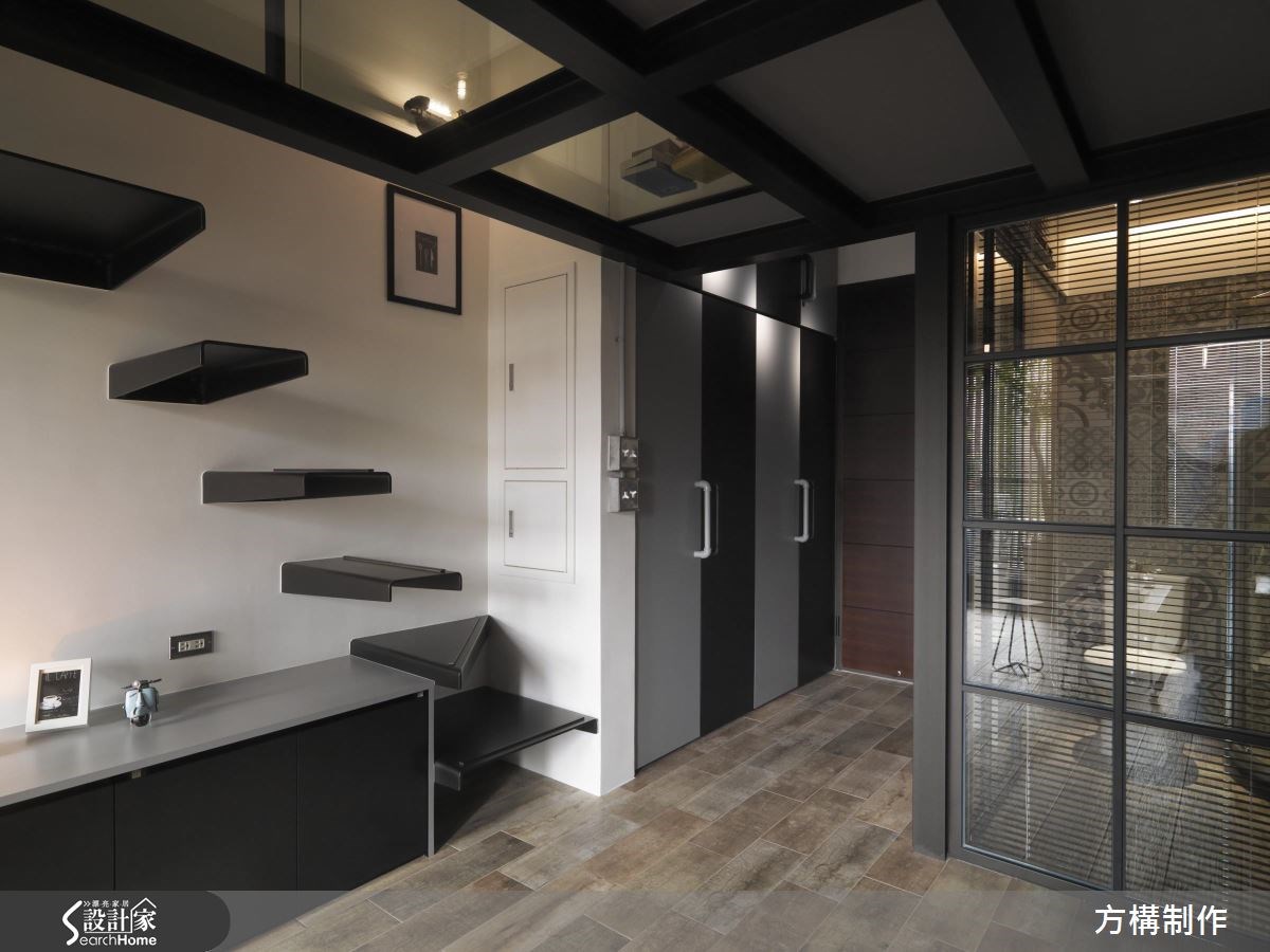 7坪新成屋(5年以下)＿工業風客廳案例圖片＿方構制作空間設計＿方構_03之15