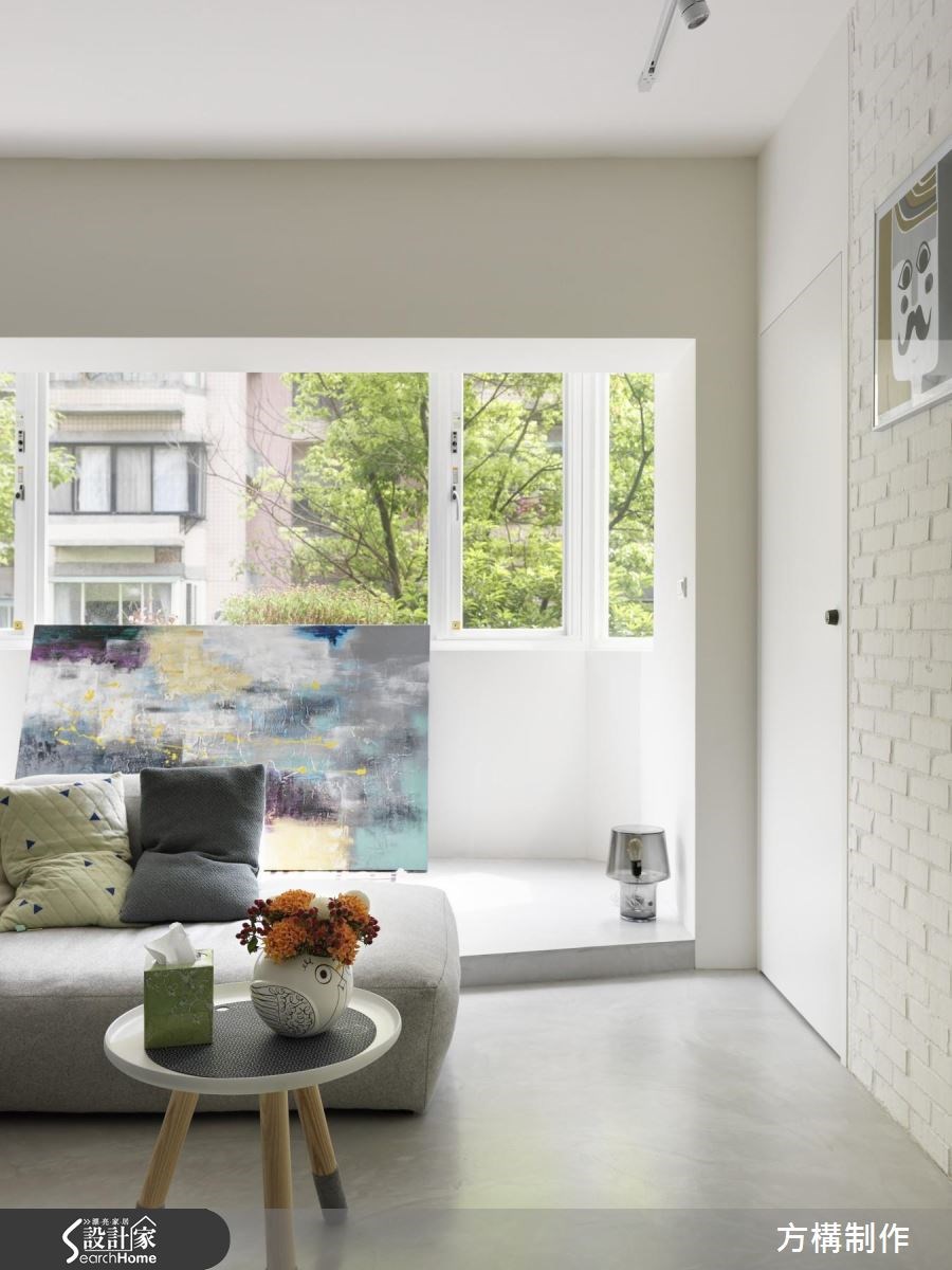 27坪老屋(16~30年)＿北歐風客廳案例圖片＿方構制作空間設計＿方構_05之3