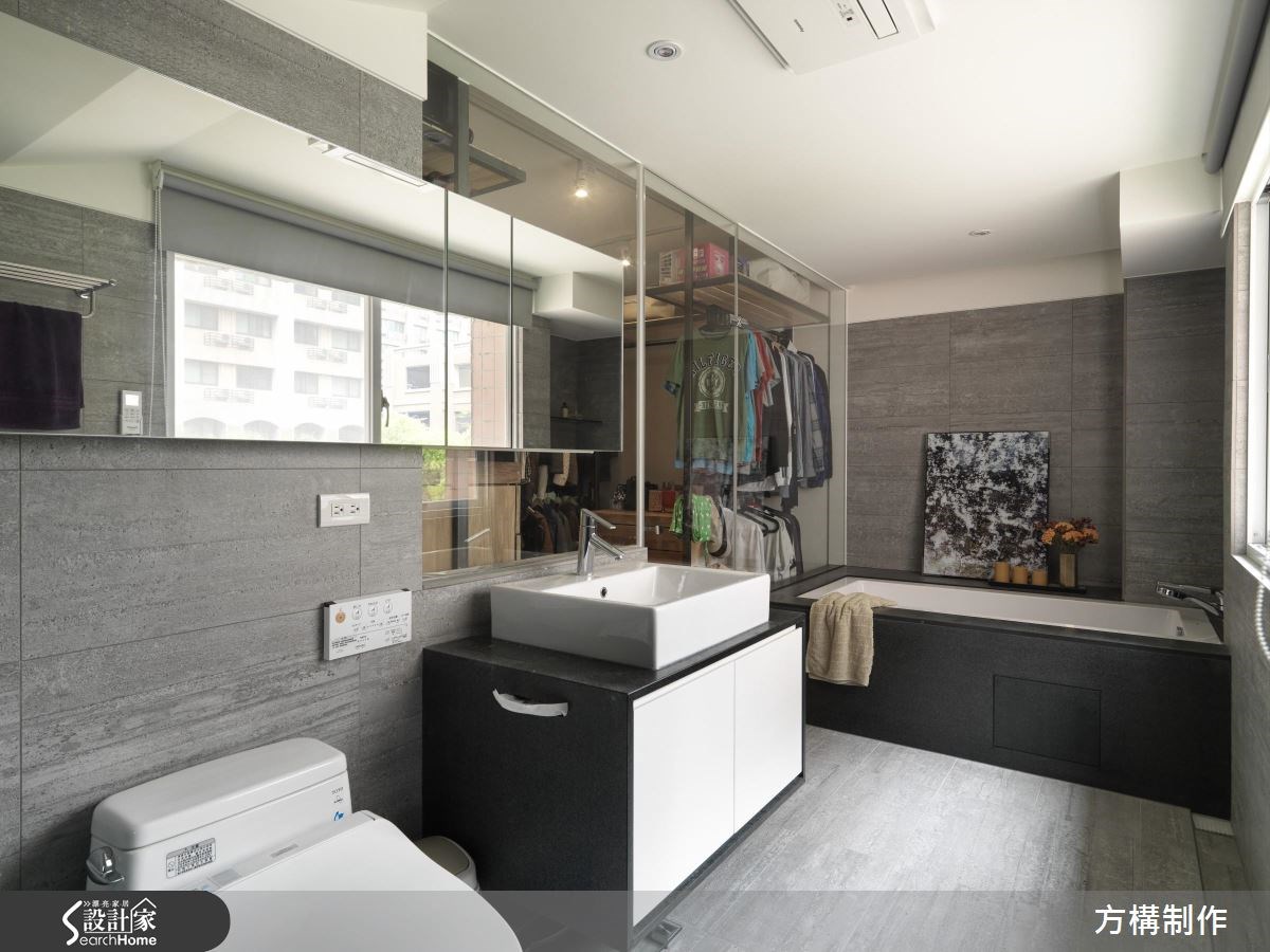 27坪老屋(16~30年)＿北歐風浴室案例圖片＿方構制作空間設計＿方構_05之27