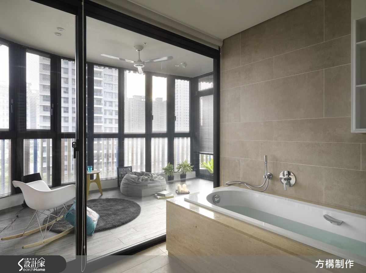 62坪新成屋(5年以下)＿北歐風和室浴室案例圖片＿方構制作空間設計＿方構_06之25