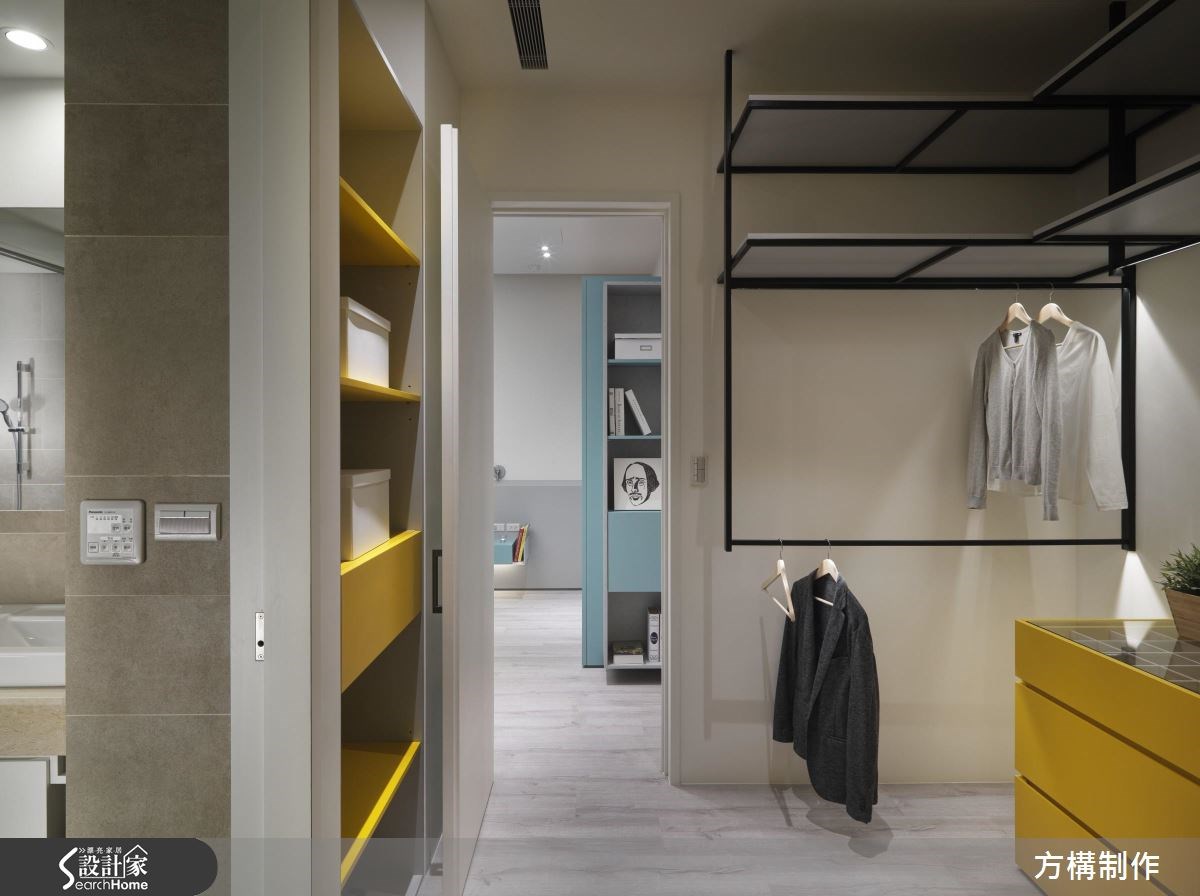 62坪新成屋(5年以下)＿北歐風更衣間案例圖片＿方構制作空間設計＿方構_06之28