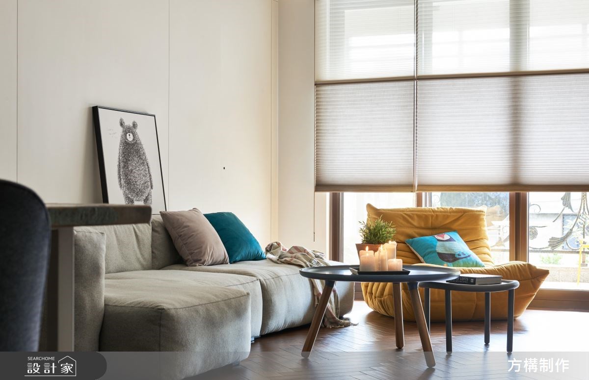 40坪中古屋(5~15年)＿北歐風客廳案例圖片＿方構制作空間設計＿方構_08之2