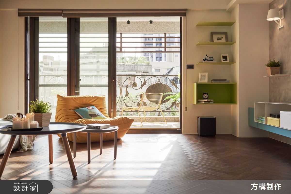 40坪中古屋(5~15年)＿北歐風客廳案例圖片＿方構制作空間設計＿方構_08之4