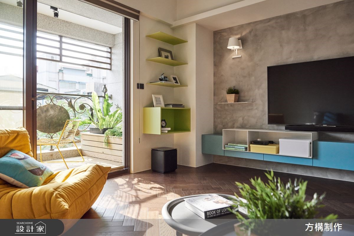 40坪中古屋(5~15年)＿北歐風客廳案例圖片＿方構制作空間設計＿方構_08之7