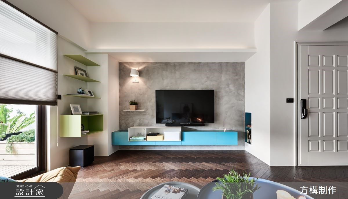 40坪中古屋(5~15年)＿北歐風客廳案例圖片＿方構制作空間設計＿方構_08之9