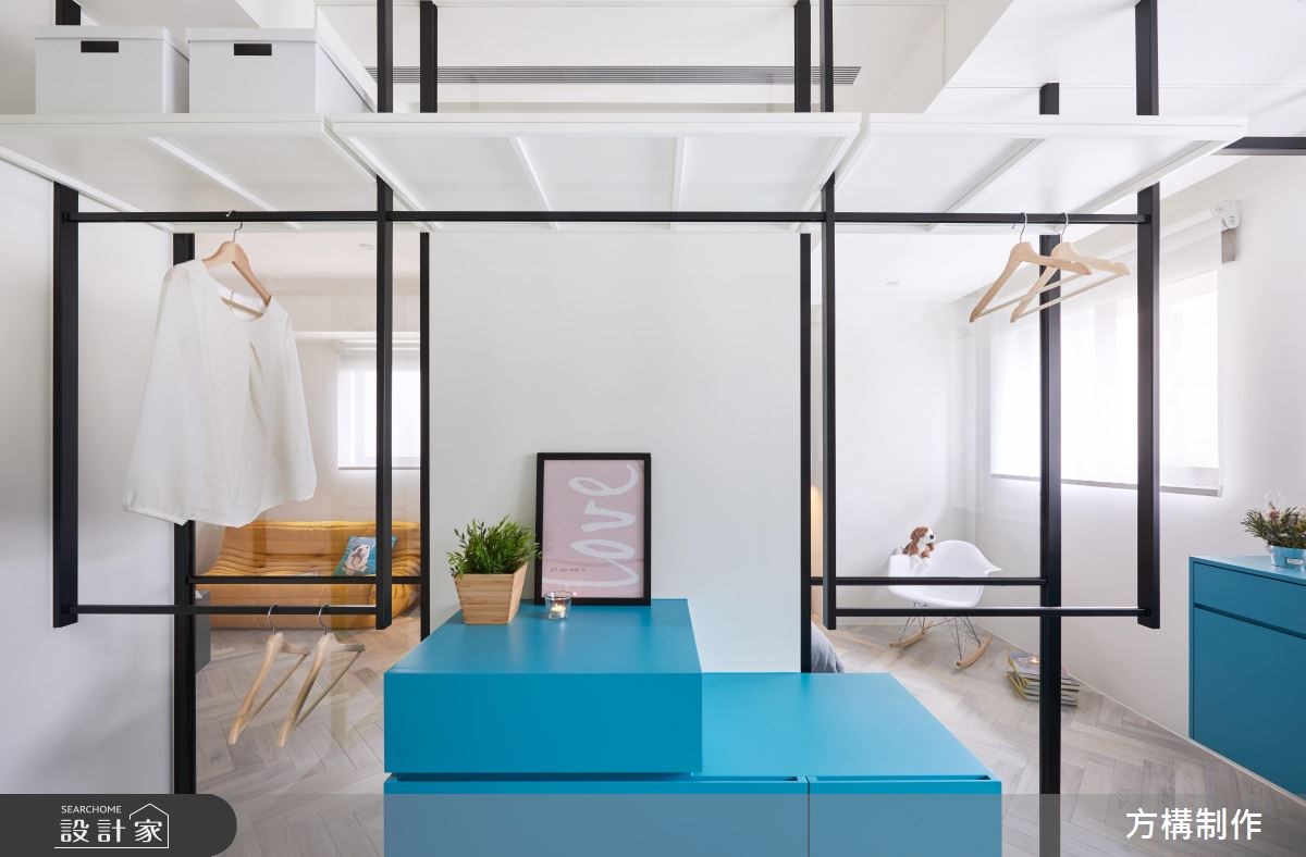 40坪中古屋(5~15年)＿北歐風更衣間案例圖片＿方構制作空間設計＿方構_08之29