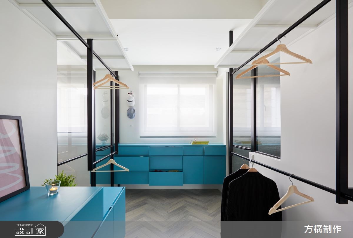 40坪中古屋(5~15年)＿北歐風更衣間案例圖片＿方構制作空間設計＿方構_08之30
