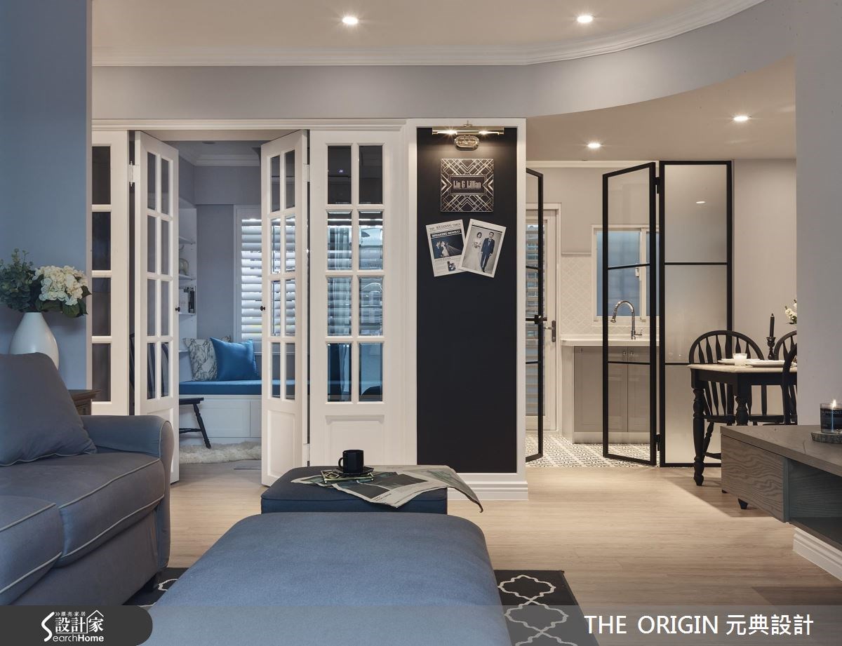 20坪老屋(16~30年)＿鄉村風客廳臥榻案例圖片＿THE ORIGIN 元典設計＿元典_05之3