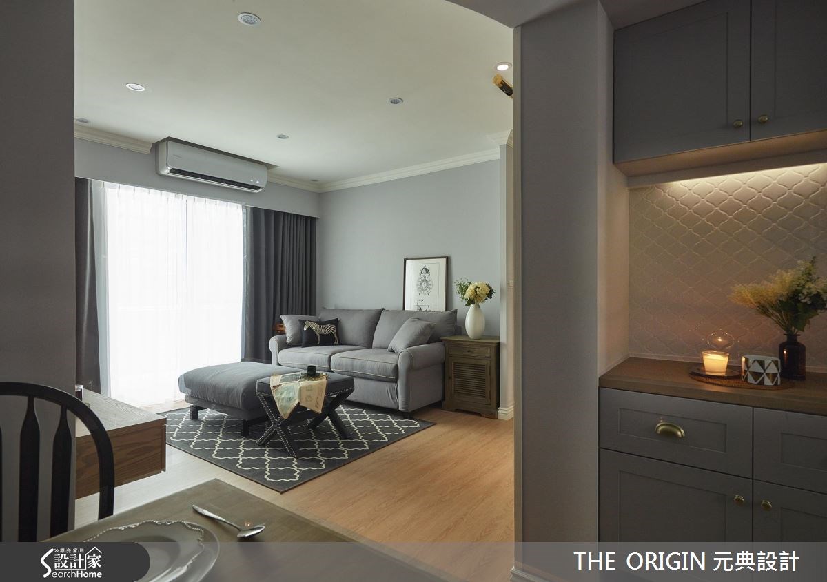20坪老屋(16~30年)＿鄉村風客廳案例圖片＿THE ORIGIN 元典設計＿元典_05之8