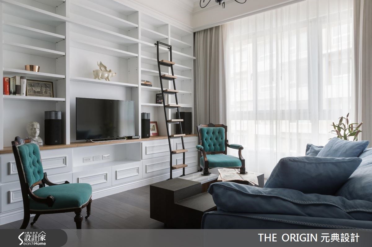 40坪新成屋(5年以下)＿新古典客廳案例圖片＿THE ORIGIN 元典設計＿元典_06之2