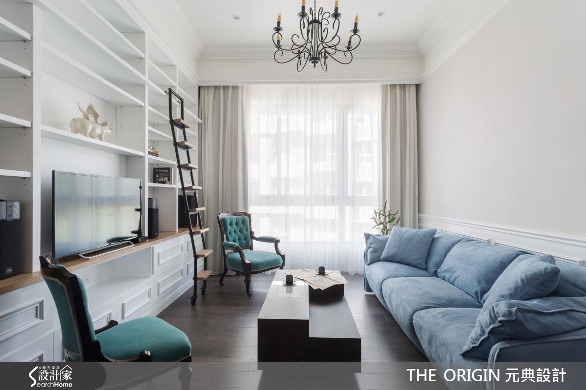 40坪新成屋(5年以下)＿新古典客廳樓梯案例圖片＿THE ORIGIN 元典設計＿元典_06之3