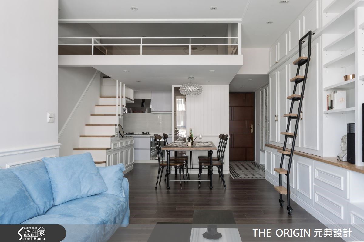 40坪新成屋(5年以下)＿新古典餐廳樓梯案例圖片＿THE ORIGIN 元典設計＿元典_06之6