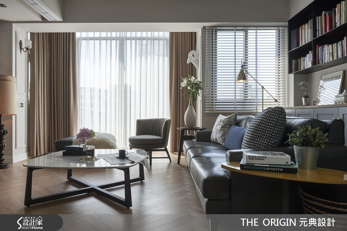 40坪中古屋(5~15年)＿鄉村風客廳案例圖片＿THE ORIGIN 元典設計＿元典_07之2