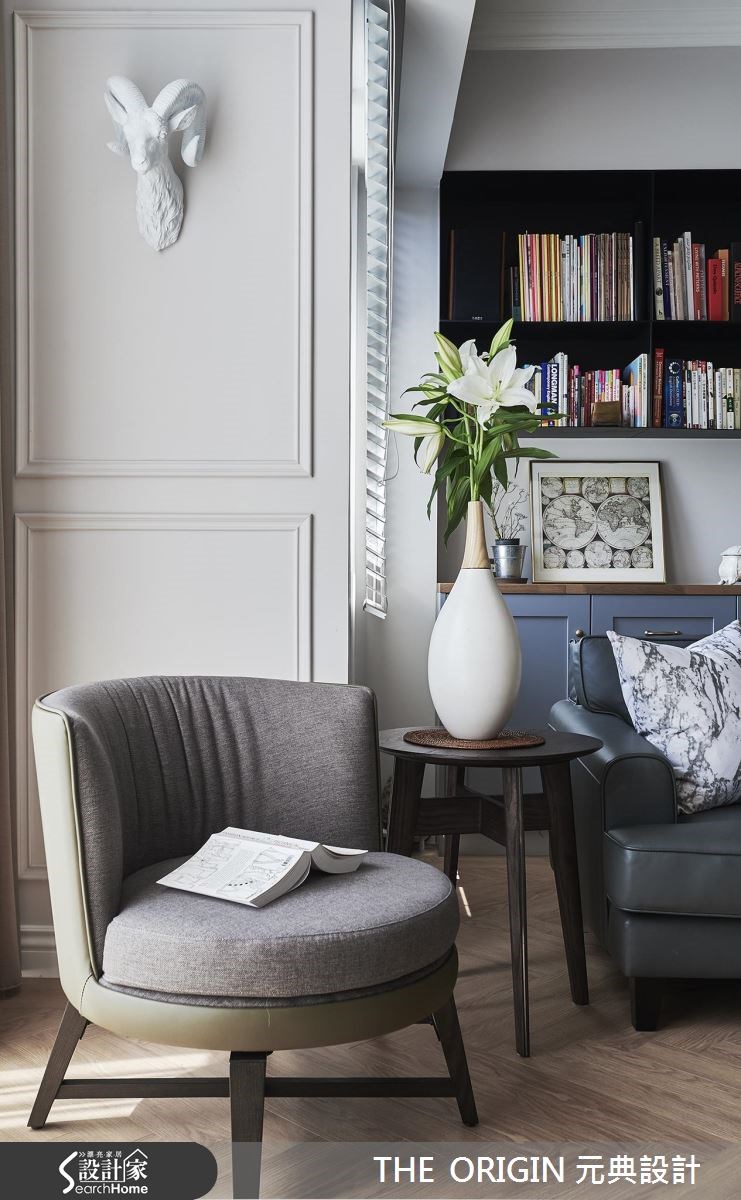 40坪中古屋(5~15年)＿鄉村風客廳案例圖片＿THE ORIGIN 元典設計＿元典_07之10