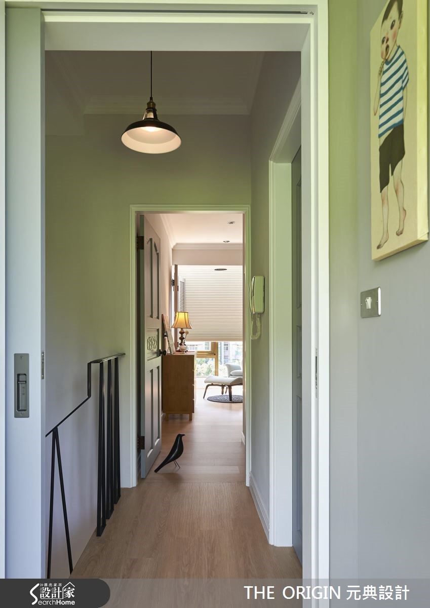 40坪中古屋(5~15年)＿鄉村風樓梯案例圖片＿THE ORIGIN 元典設計＿元典_07之23