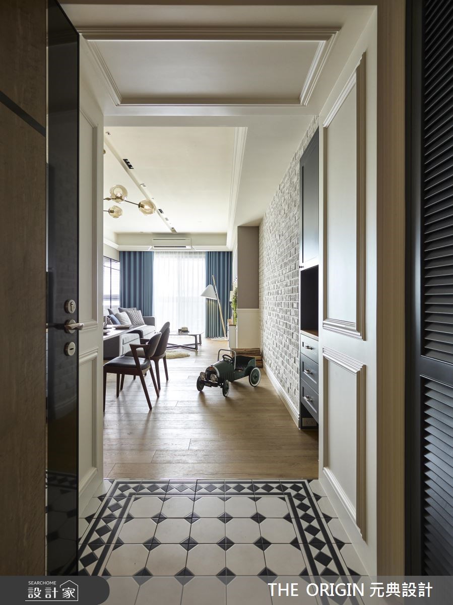 30坪新成屋(5年以下)＿鄉村風玄關案例圖片＿THE ORIGIN 元典設計＿元典_11之1
