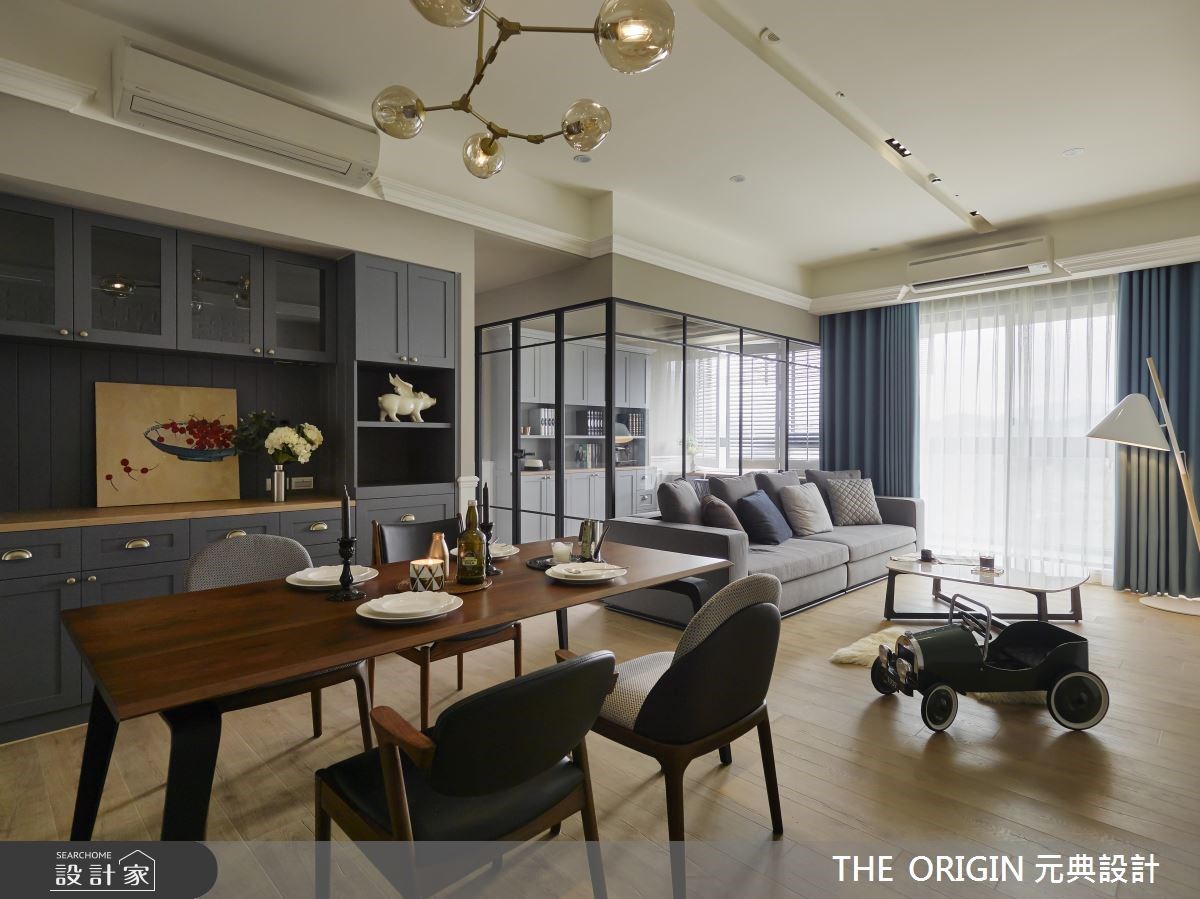 30坪新成屋(5年以下)＿鄉村風餐廳案例圖片＿THE ORIGIN 元典設計＿元典_11之5