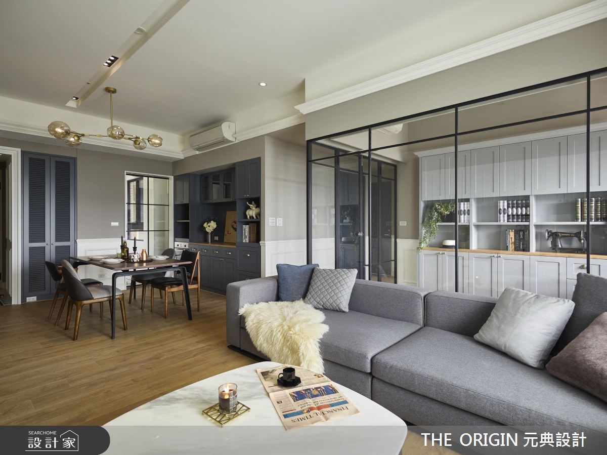 30坪新成屋(5年以下)＿鄉村風客廳餐廳案例圖片＿THE ORIGIN 元典設計＿元典_11之6