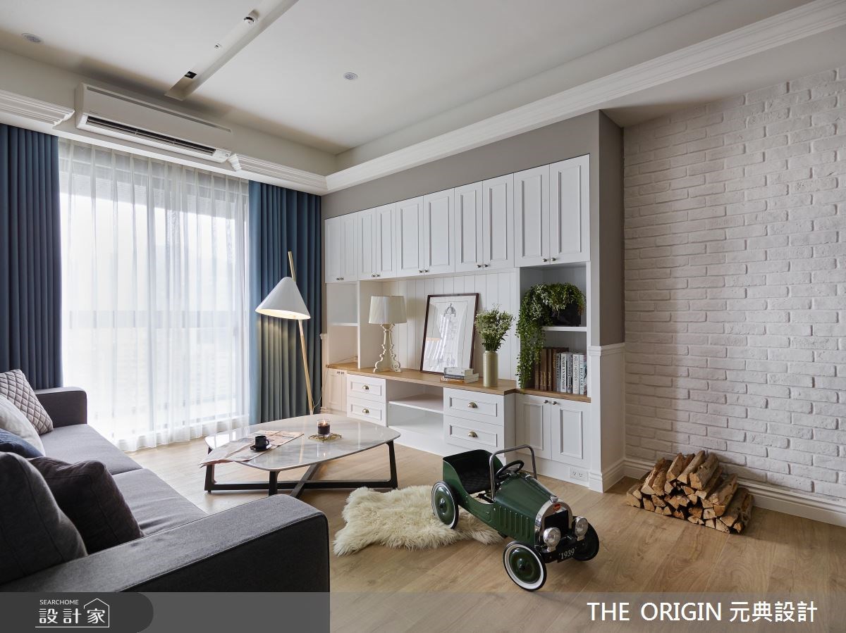 30坪新成屋(5年以下)＿鄉村風客廳案例圖片＿THE ORIGIN 元典設計＿元典_11之8
