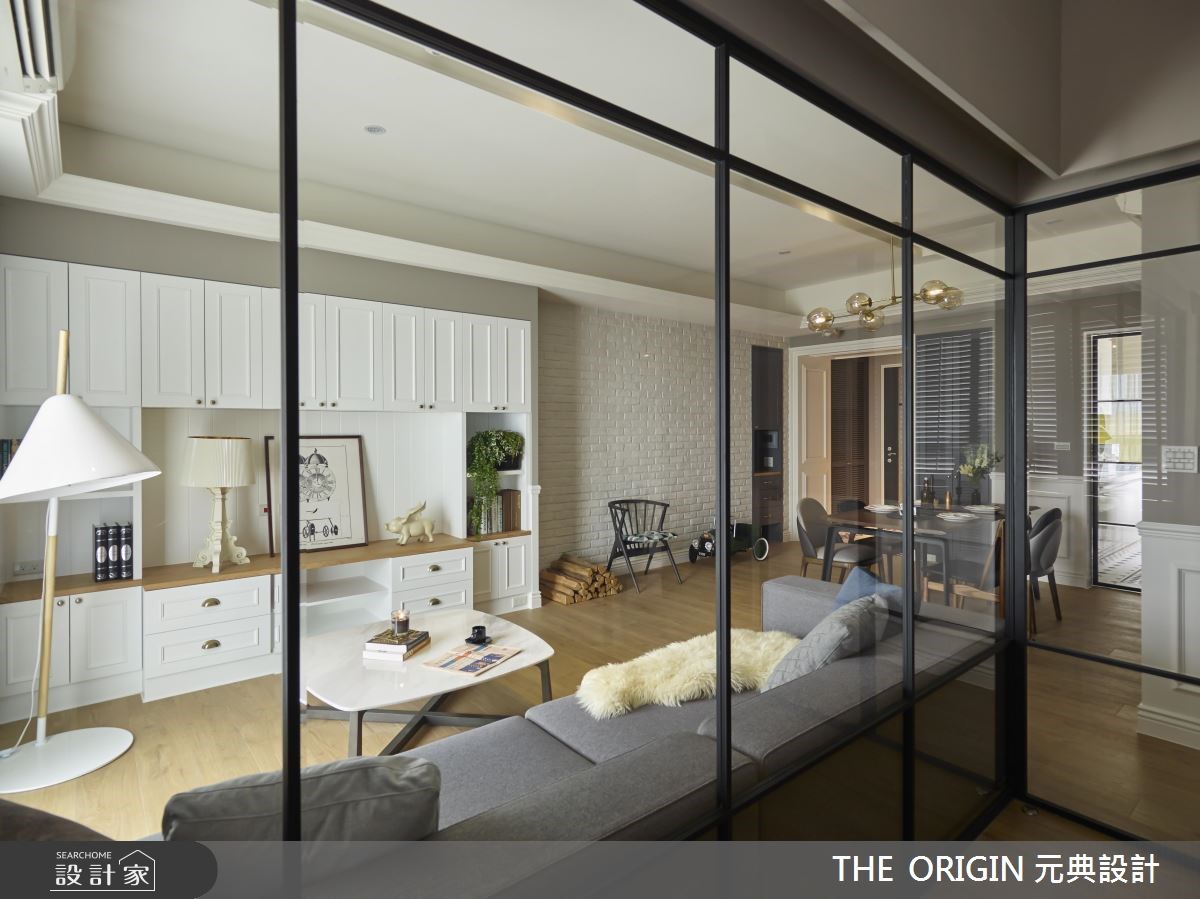 30坪新成屋(5年以下)＿鄉村風客廳案例圖片＿THE ORIGIN 元典設計＿元典_11之12