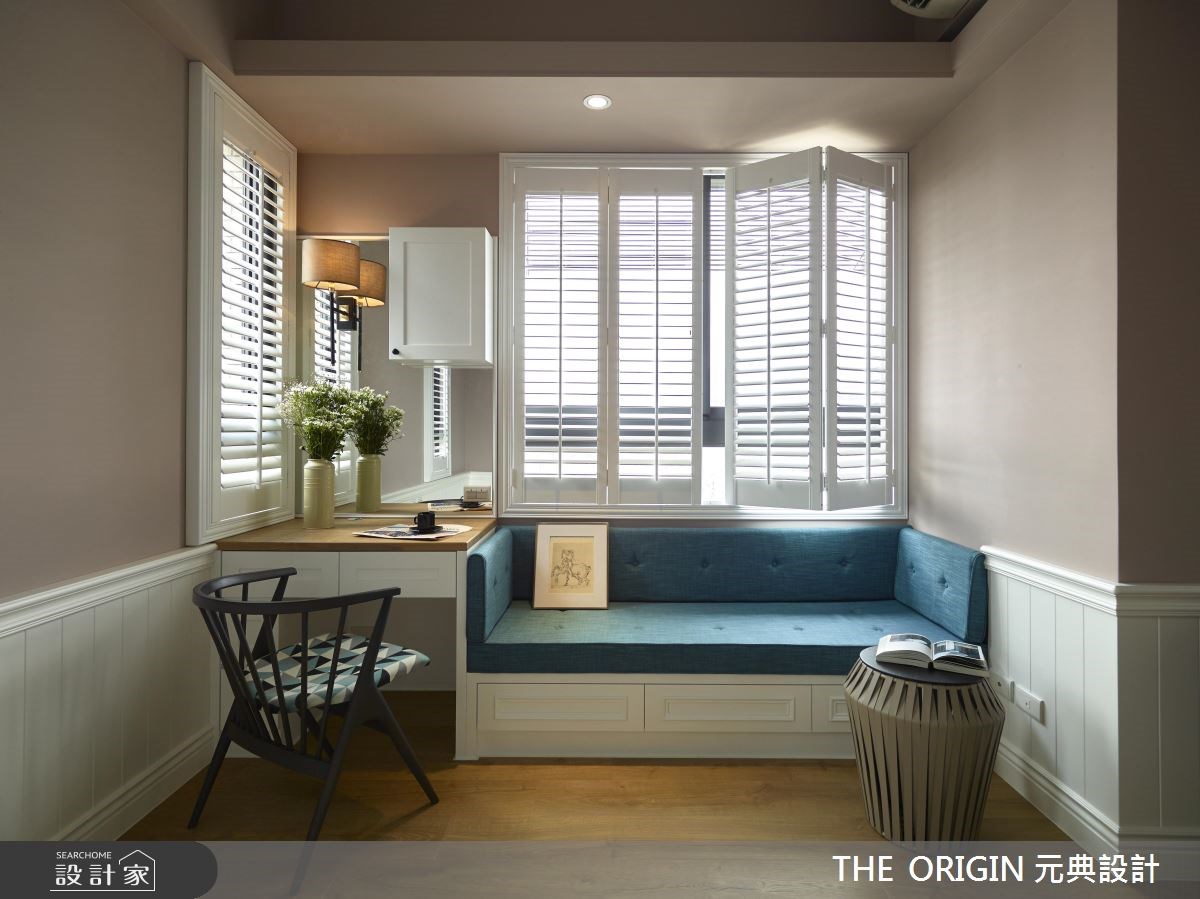 30坪新成屋(5年以下)＿鄉村風更衣間臥榻案例圖片＿THE ORIGIN 元典設計＿元典_11之15