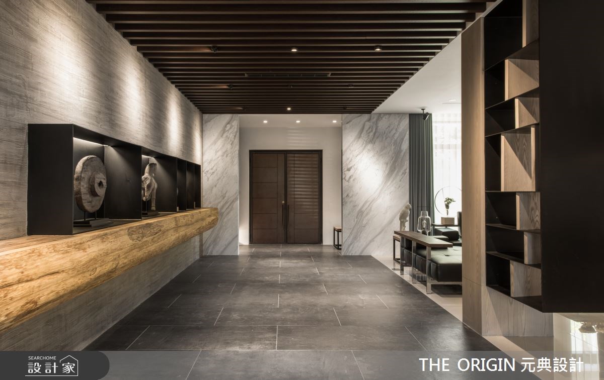 100坪新成屋(5年以下)＿人文禪風玄關案例圖片＿THE ORIGIN 元典設計＿元典_12之1
