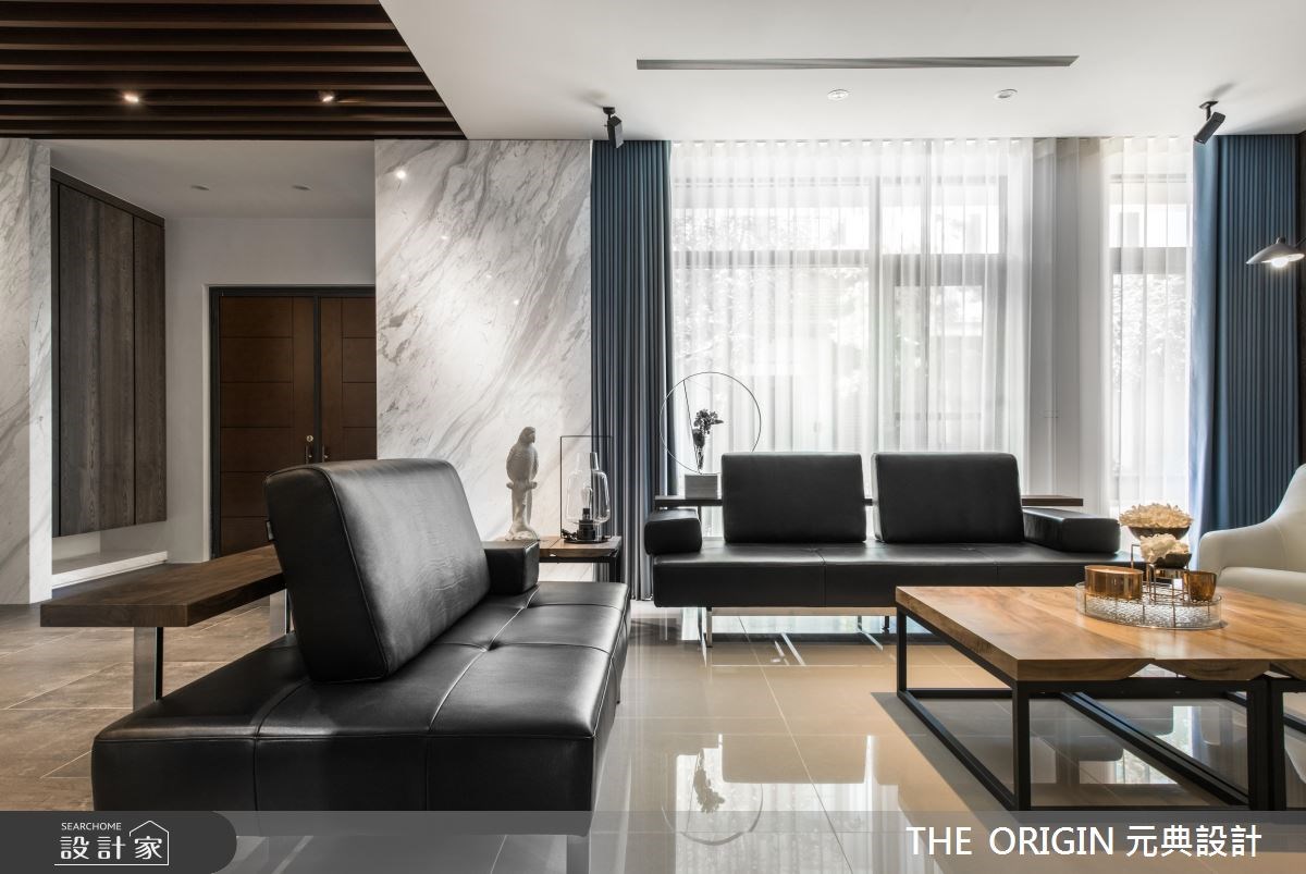 100坪新成屋(5年以下)＿人文禪風客廳案例圖片＿THE ORIGIN 元典設計＿元典_12之5