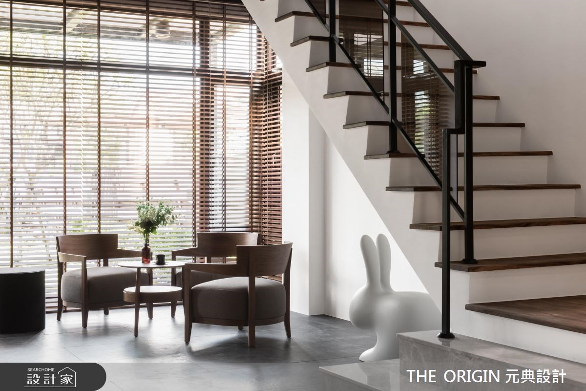 100坪新成屋(5年以下)＿人文禪風餐廳樓梯案例圖片＿THE ORIGIN 元典設計＿元典_12之17