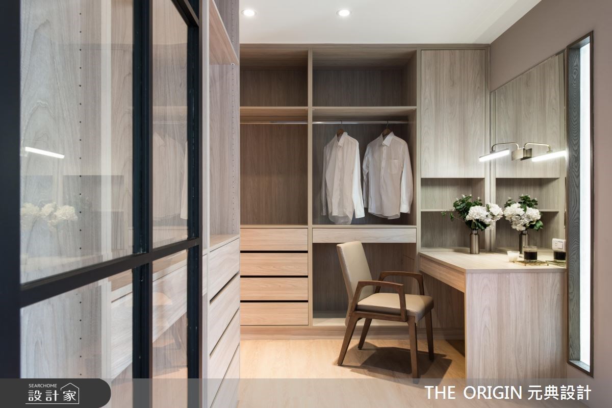 100坪新成屋(5年以下)＿人文禪風更衣間案例圖片＿THE ORIGIN 元典設計＿元典_12之27