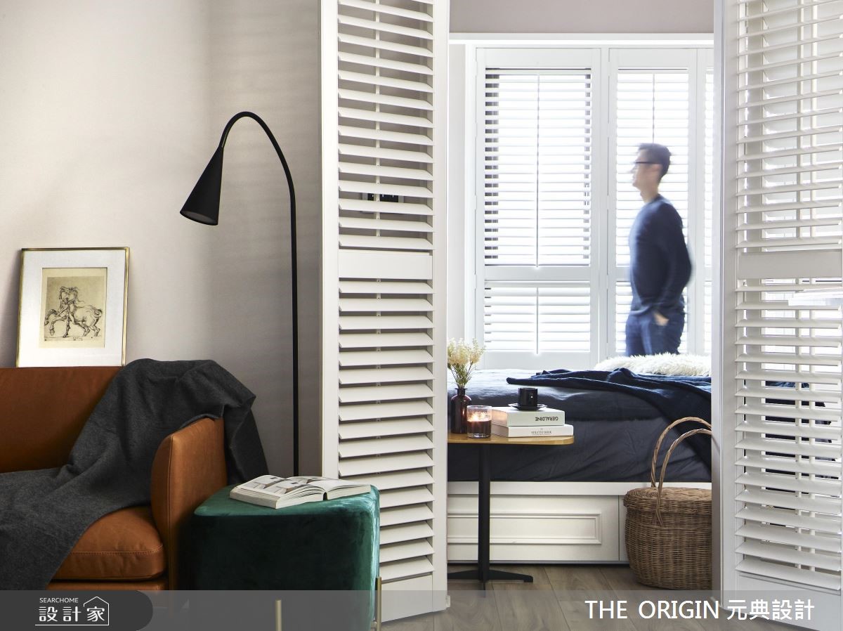 20坪新成屋(5年以下)＿北歐風客廳臥室案例圖片＿THE ORIGIN 元典設計＿元典_17之9