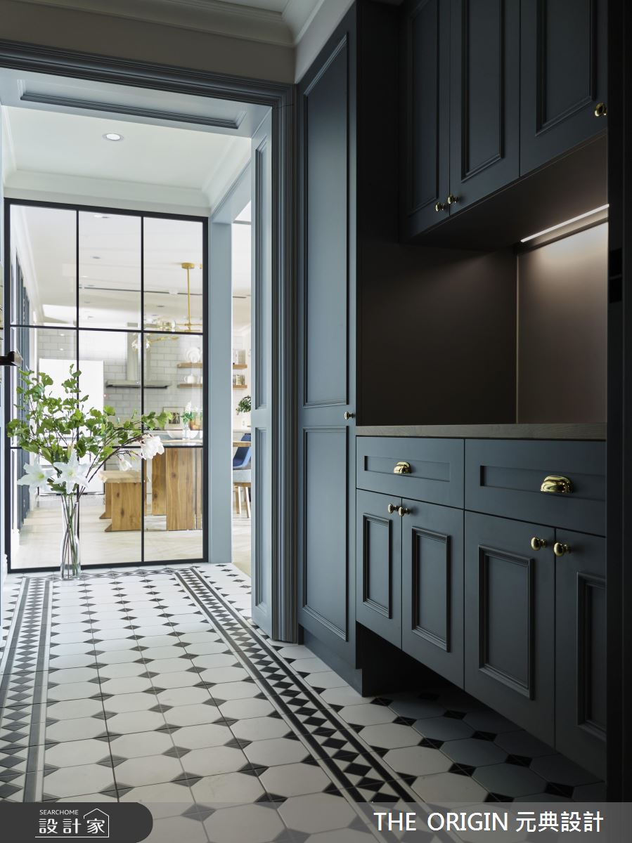 37坪新成屋(5年以下)＿美式風玄關案例圖片＿THE ORIGIN 元典設計＿元典_18之3