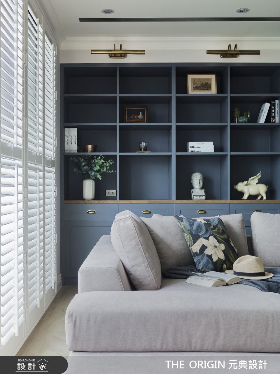 37坪新成屋(5年以下)＿美式風客廳案例圖片＿THE ORIGIN 元典設計＿元典_18之9
