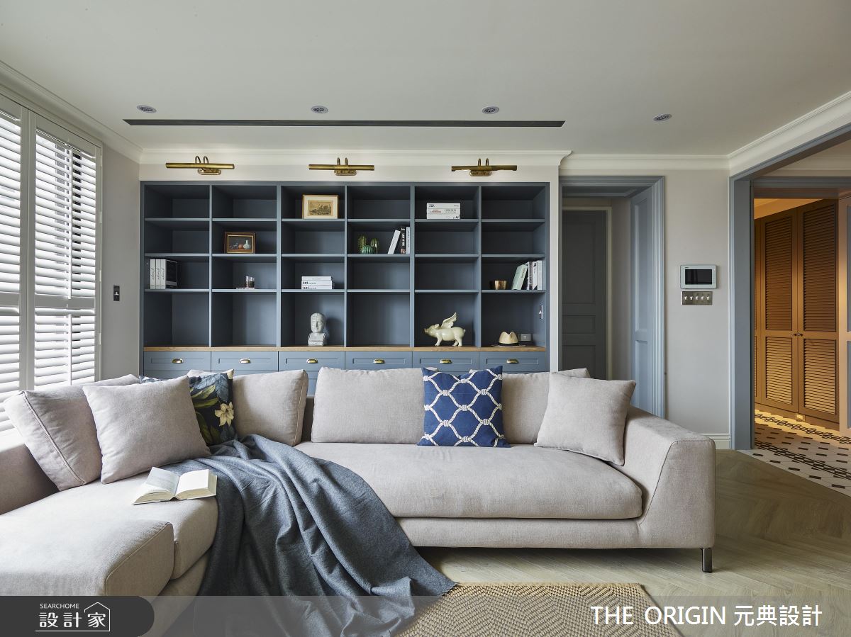 37坪新成屋(5年以下)＿美式風客廳案例圖片＿THE ORIGIN 元典設計＿元典_18之10