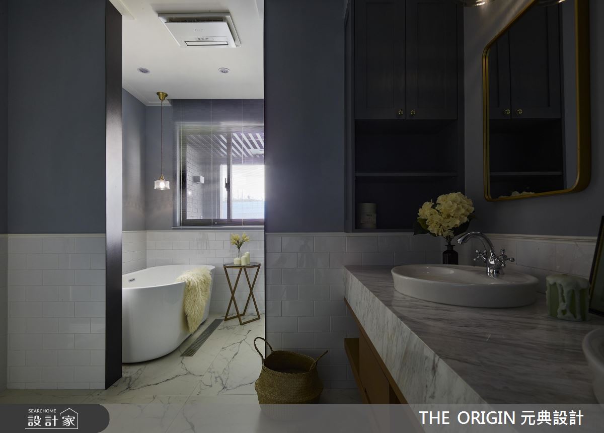 37坪新成屋(5年以下)＿美式風浴室案例圖片＿THE ORIGIN 元典設計＿元典_18之21